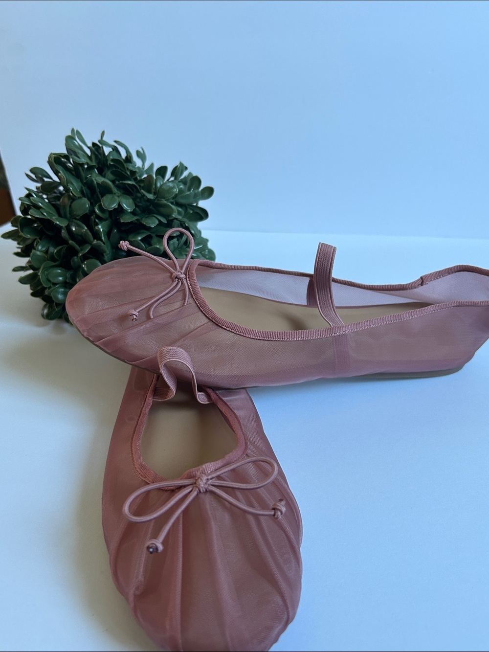 a new day Blush Pink Ballet Flats with Bow